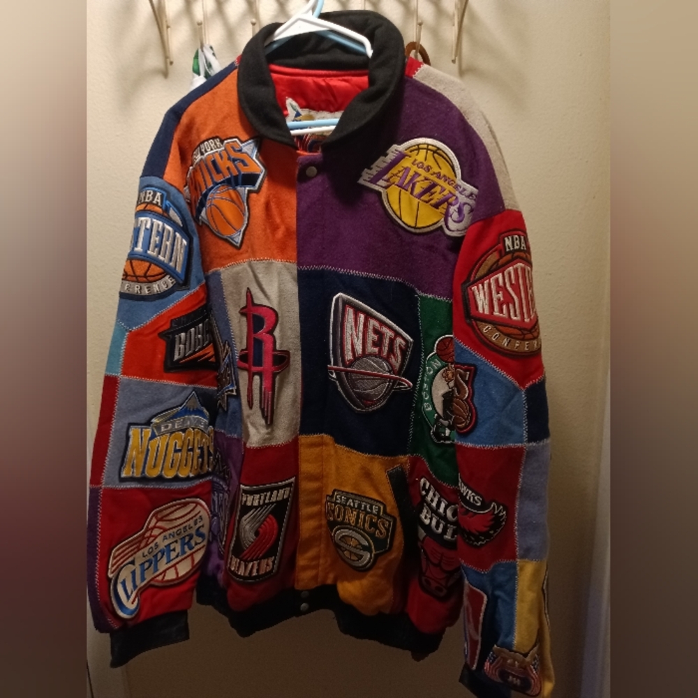 Jeff Hamilton original NBA jacket vintage - Picture 1 of 11